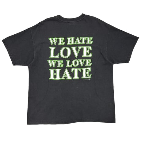 MARILYN MANSON HANDSIGN WE HATE LOVE WE LOVE HATE HANES XL 8430