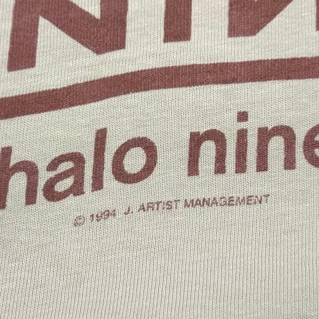 NINE INCH NAILS 1994 CLOSER TO GOD HALO NINE SAGE GREEN HANES XL 0642