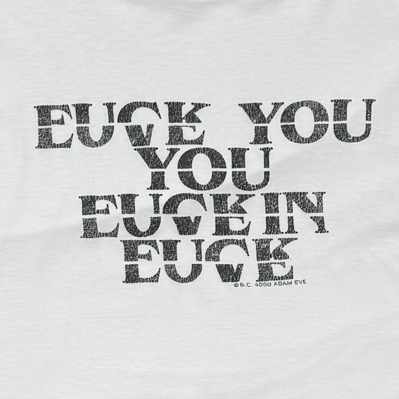 greatLAnd ORIGINAL fuck love shirt / new vintag