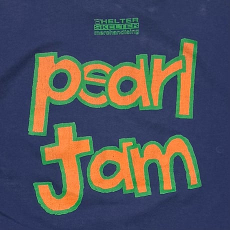 PEARL JAM WORLD JAM HELTER SKELTER MERCHANDISING LS NAVY FITS XL 8327