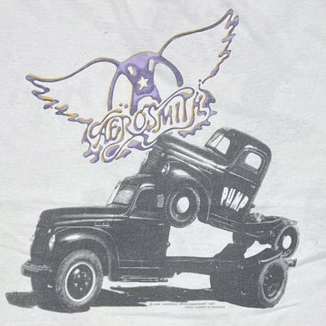 AEROSMITH PUMP 1989 WHITE FITS XL 4548