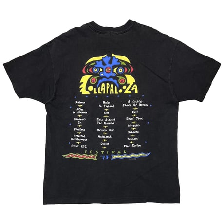 LOLLAPALOOZA 93' FESTIVAL BLACK HANES XL 0837