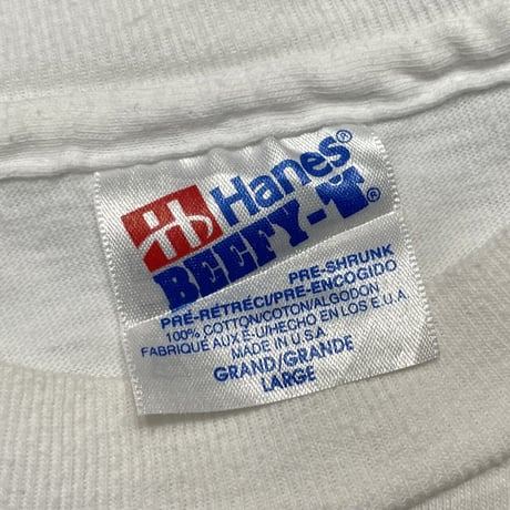 Budweiser STEVEN JORDAN GALLERY WHITE HANES LARGE 0392