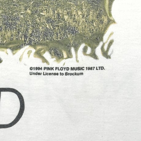PINK FLOYD NORTH AMERICAN TOUR 1994 WHITE LARGE 7371