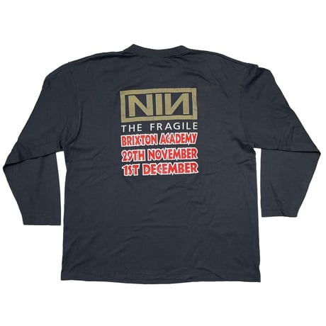 NINE INCH NAILS 00s LS TEE FRUIT OF THE LOOM LARGE 9626