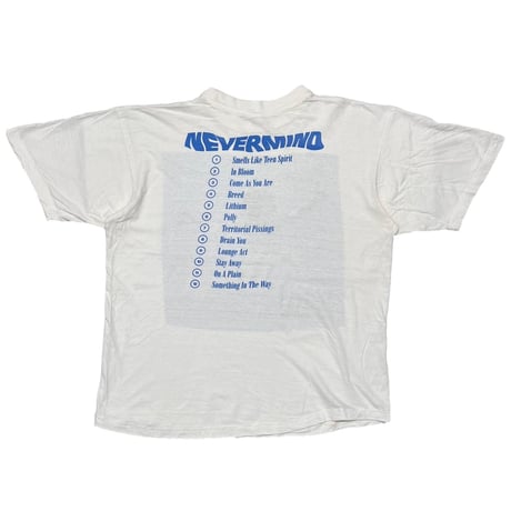 NIRVANA NEVERMIND WHITE EURO XL 3674