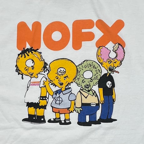 NOFX 1999 PUNK IN DONUTS WHITE MURINA XL 1213