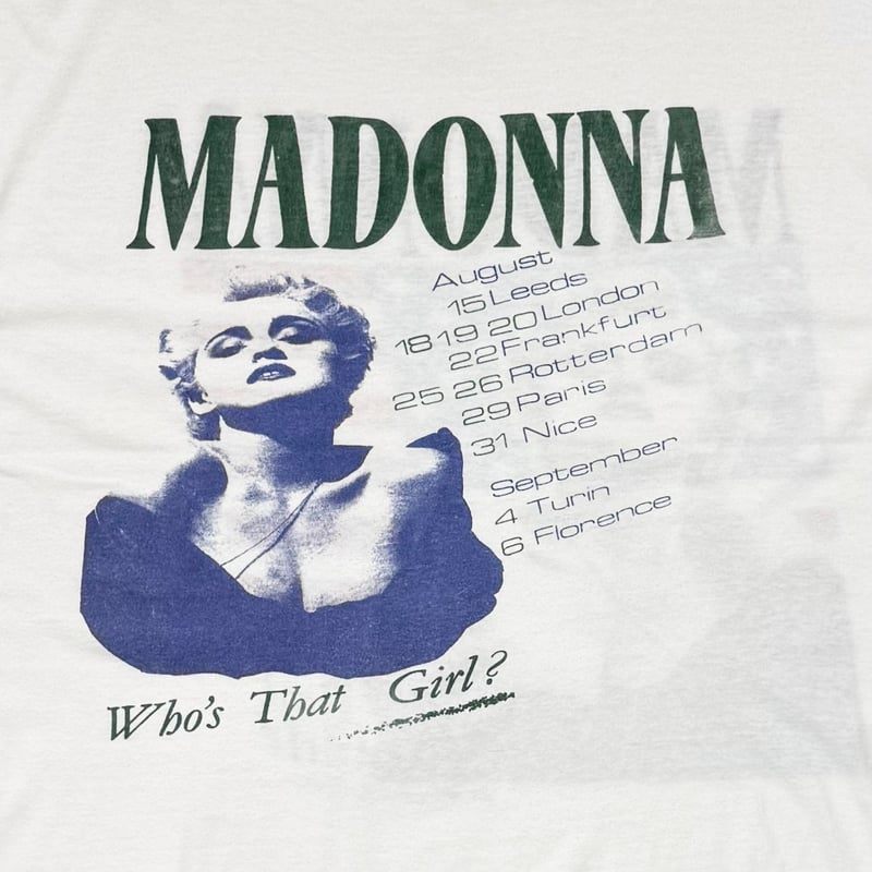 MADONNA WHO'S THAT GIRL WORLD TOUR 1987 AMERICA