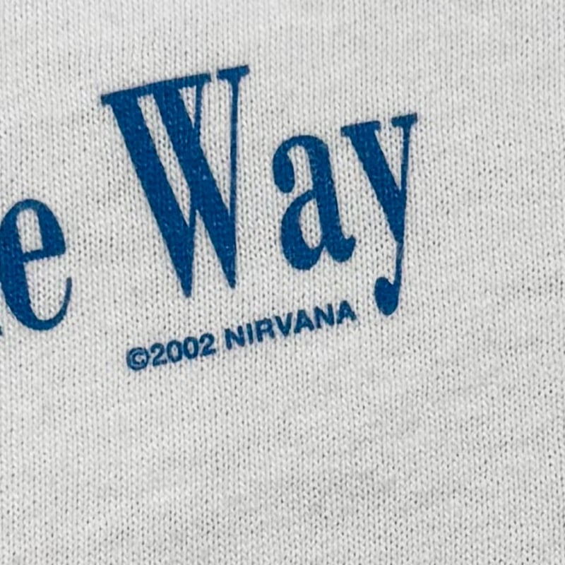 NIRVANA Y2K NEVERMIND 2002 WHITE GILDAN LARGE 8