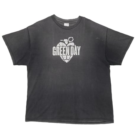 GREEN DAY 2004 AMERICAN IDIOT LOGO FADED BLACK TENNESSEE RIVER XL 4172