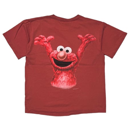 SESAME STREET CK PARODY ELMO MONSTERWEAR BURGUNDY CHANGES LARGE 1369