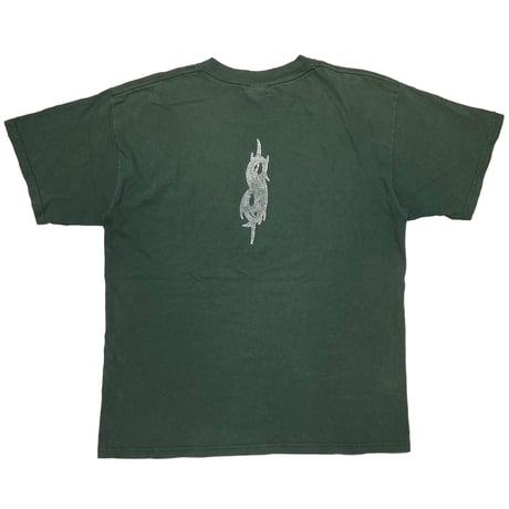 Slipknot 870621345 LOGO GREEN GILDAN LARGE 2893