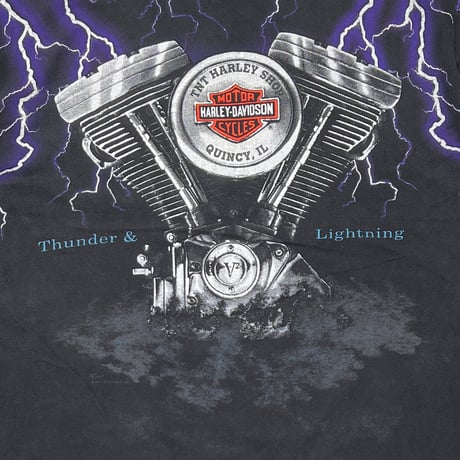 HARLEY DAVIDSON THUNDER & LIGHTNING HANES XXL 8266