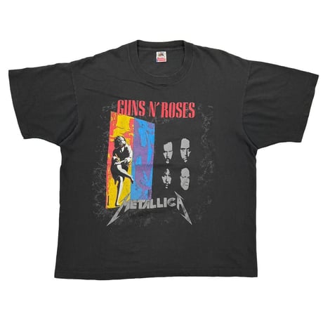 GUNS N' ROSES × METALLICA × FAITH NO MORE 1992 TOUR FRUIT OF THE LOOM XL 3785