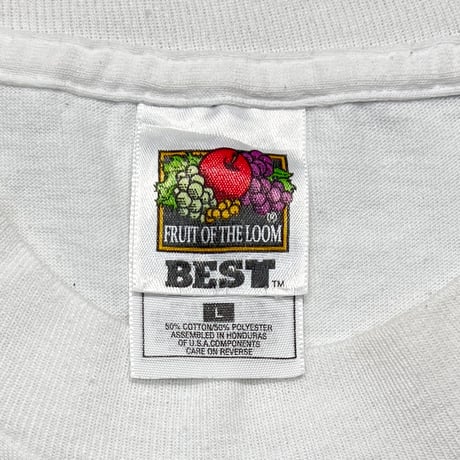 OLD&VINTAGE got milk? WHITE FRUIT OF THE LOOM LARGE 6869