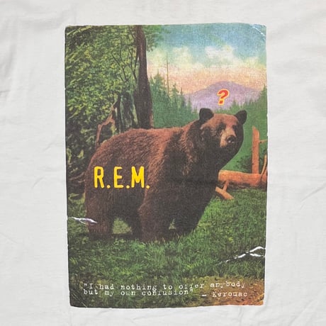 R.E.M. MONSTER 1995 TOUR WHITE NICE MAN XL 8499