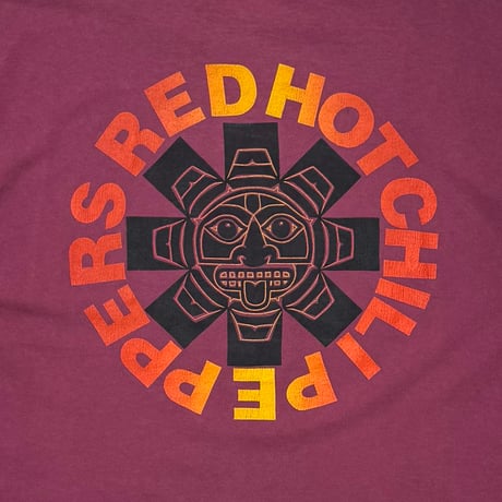 RED HOT CHILI PEPPERS AZTEK LS WINE RED  FITS XL 8665