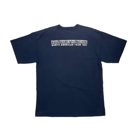 RAGE AGAINST THE MACHINE WHO IS BEYOND THE LAW NORTH AMERICAN TOUR 1997 NAVY GIANT XL 1111