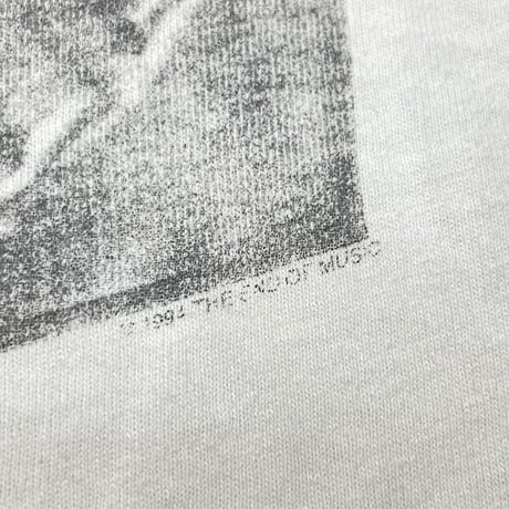 NIRVANA KURT COBAIN 1994 MEMORIAL MONOCHROME WHITE FITS XL 2759