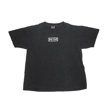 NINE INCH NAIL BOX LOGO TEE ONEITA XL 4057