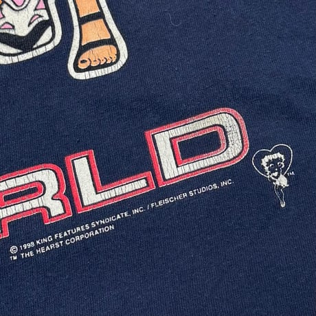BETTY BOOP GIRL TOWER BOOP WORLD 1998 NAVY CHANGES XL 0573