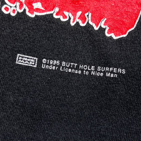 BUTHOLE SURFERS 1995 THE HOLE TRUTH AND NOTHING BUTT BLACK FRUIT OF THE LOOM XL 5050