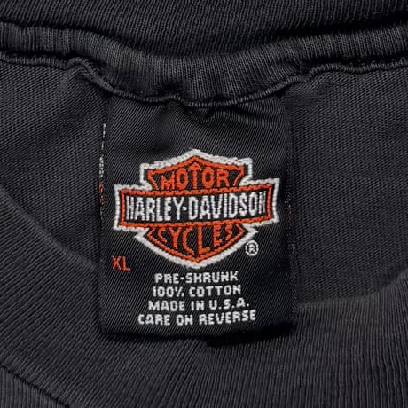 HARLEY DAVIDSON THUNDER & LIGHTNING TEXT LOGO GLENDALE XL 0230