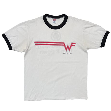 WEEZER 1995 ROCK MUSIC RINGER WHITE LARGE 2223