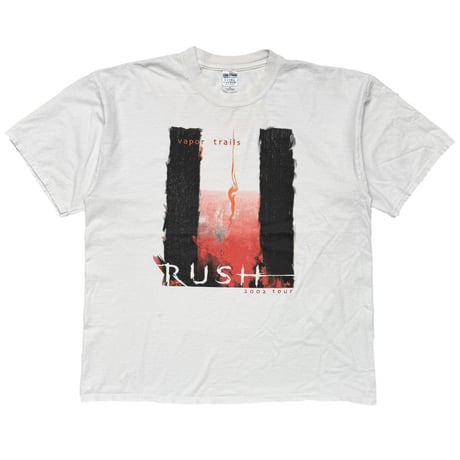 RUSH VAPOR TRAILS 2002 TOUR WHITE GILDAN XL 4502