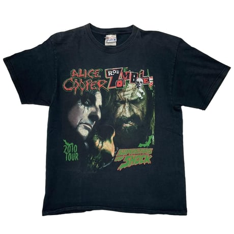 ROB ZOMBIE x ALICE COOPER HALLOWEEN HOOTENANNY TOUR HANES LARGE 3586