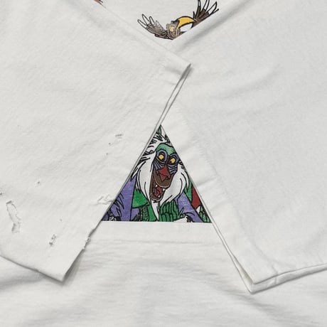 DISNEY VINTAGE THE LION KING BOOTLEG WHITE FITS XL 0221