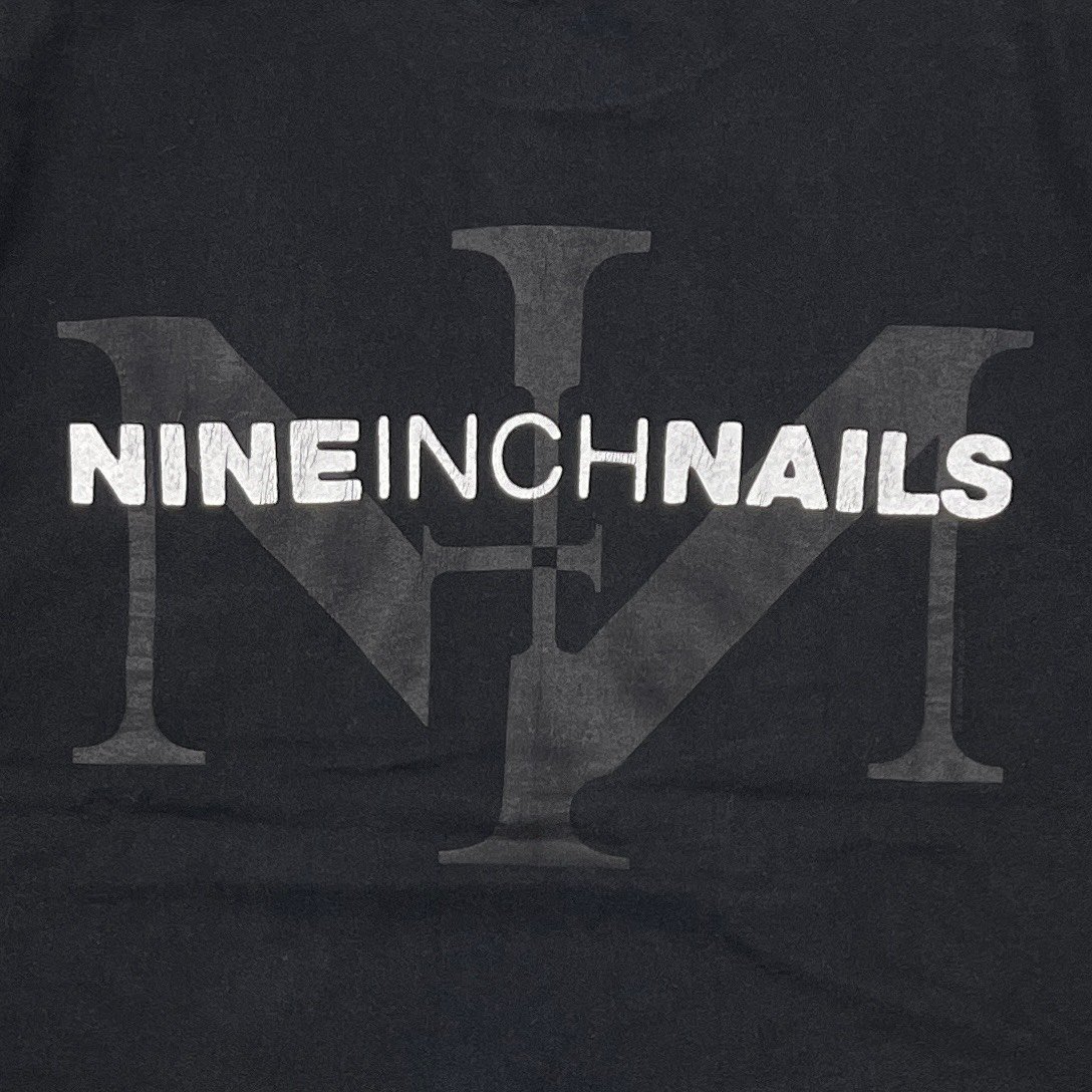 NINE INCH NAILS BOX LOGO BLACK ALL SPORT XL 103