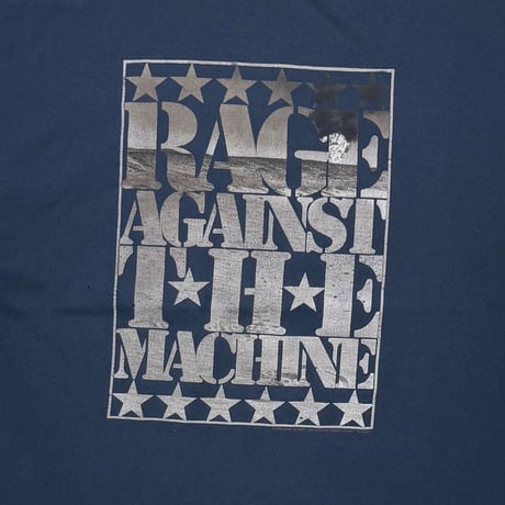 RAGE AGAINST THE MACHINE 2000 TEXT LOGO NAVY GIANT FITS LARGE 8788