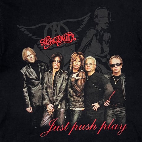 AEROSMITH SORAYAMA Just push play World Tour 2001 giant LARGE 4904