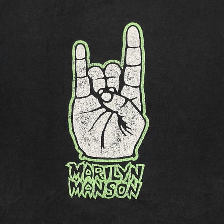 MARILYN MANSON WE HATE LOVE WE LOVE HATE HAND SIGN TULTEX LARGE 0775