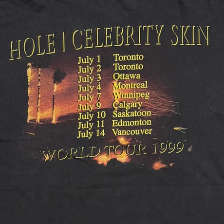 Hole CELEBRITY SKIN WORLD TOUR 1999 GIANT LARGE 0112