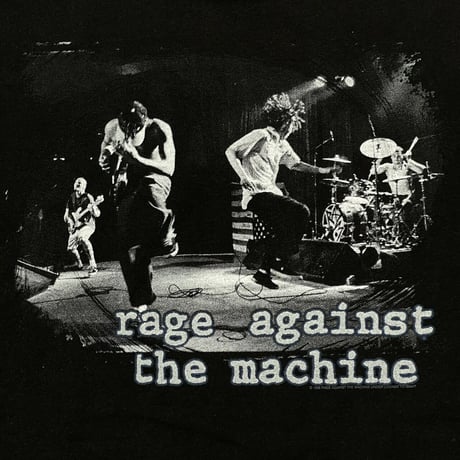 RAGE AGAINST THE MACHINE 1998 R LOGO LS TEE BLACK GIANT XL 3430