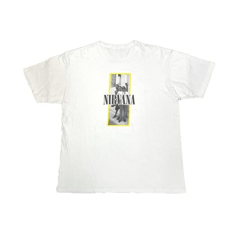 NIRVANA MEMBER PHOTO TEE WHITE FITS XL 2294