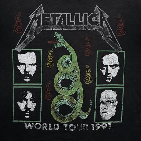 METALLICA WORLD TOUR 1991 RULES FITS XL