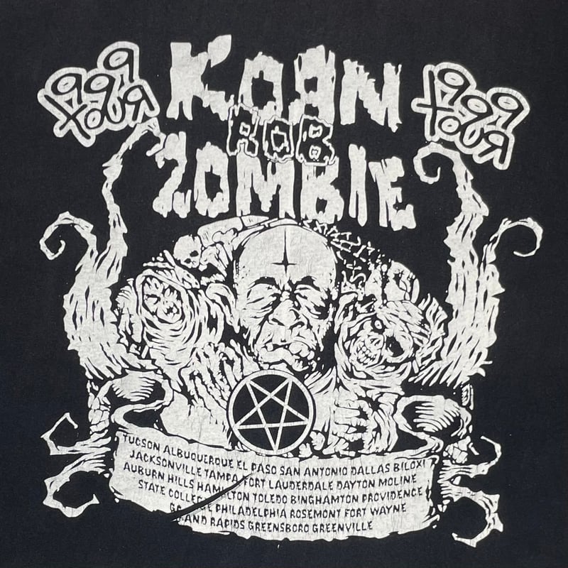KORN x ROB ZOMBIE 1999 TOUR BOOTLEG HYLAND XL 0