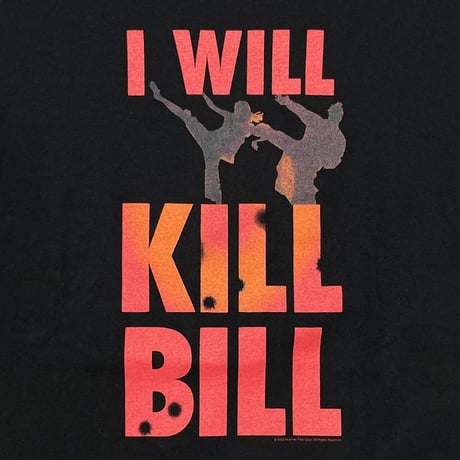 KILL BILL 2003 I WILL KILL BILL CUT LARGE 5497