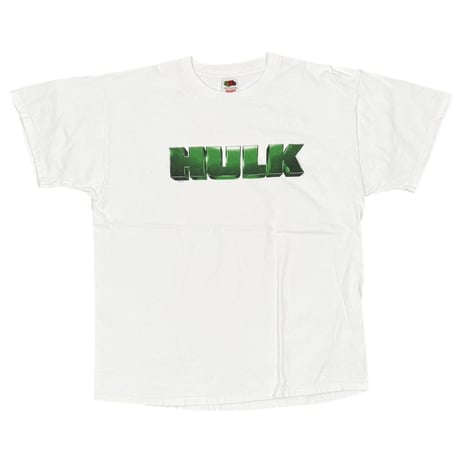 HULK 2003 MOVIE PROMO WHITE FRUIT OF THE LOOM XL 8047
