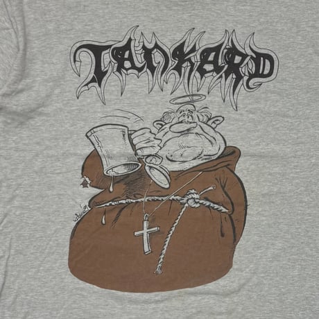 TANKARD MONKS HAVE NO FUN ASH GREY FITS XL 3256