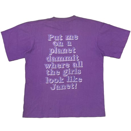 JANET JACKSON Put me on a planet dammit PURPLE FITS XL 4974