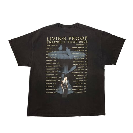 CHER LIVING PROOF FAREWELL TOUR TEE FITS XL 7417