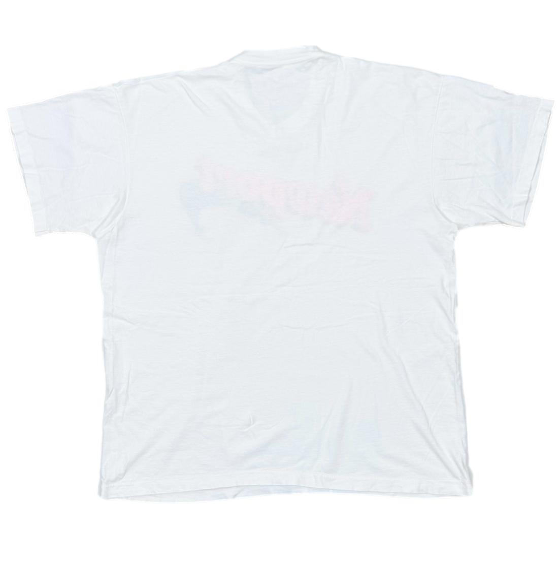 Newport グラフィックプリント Tシャツ X-LARGE ホワイト 非売品 SAINT MXXXXXX＜セント マイケル＞ ヴィンテージ加工Tシャツ（2263737