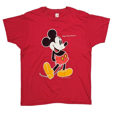 DISNEY VINTAGE CLASSIC MICKEY MOUSE RED XL 7902