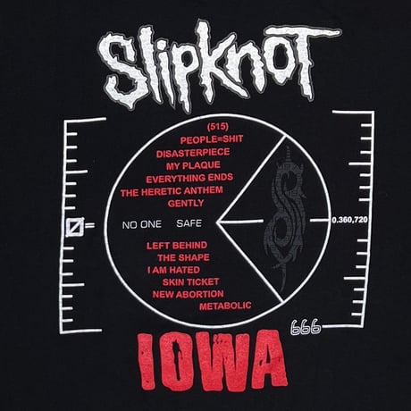 SLIPKNOT IOWA EURO BOOTLEG LARGE 0924