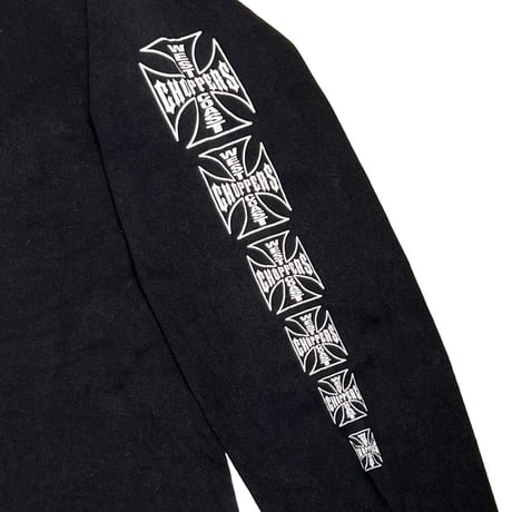WEST COAST CHOPPERS IRON CROSS LONG BEACH LA LS BLACK ALSTYLE XXL 9981