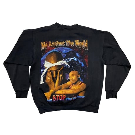 2PAC ALL EYES ON ME ME AGAINST THE WORLD CREWNECK SWEAT INFINI-T XL 4087